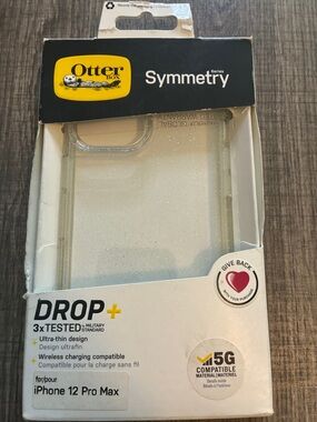 OtterBox Symmetry Series Clear Glitter iPhone 12 Pro Max Case